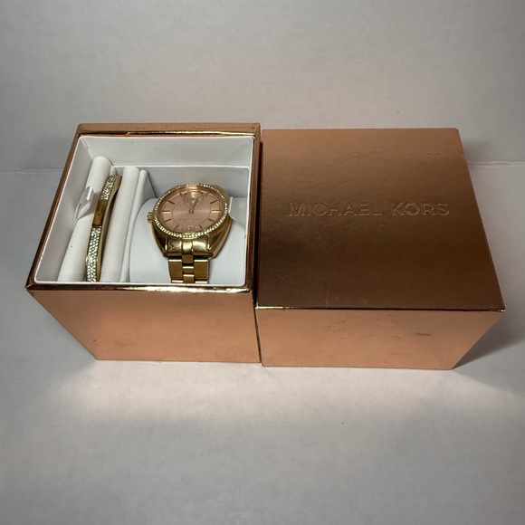 Michael Kors Gold tone Watch Set